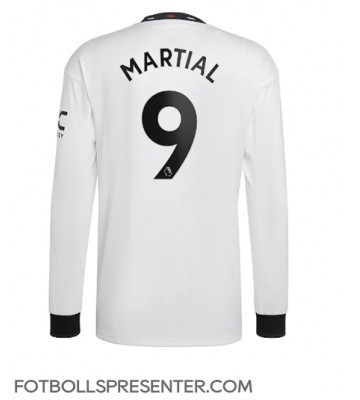 Manchester United Anthony Martial #9 Borta Matchtröja 2022-23 Långärmad